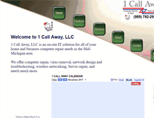 Tablet Screenshot of 1callaway.com
